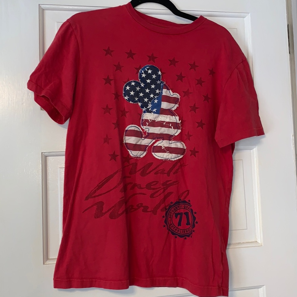 Small Disney Parks 100% cotton Mens USA Mickey Mouse vintage T-shirt
